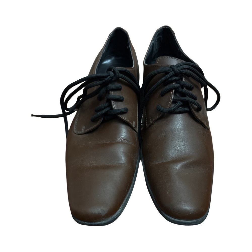 Calvin Klein Brown Leather Men's Shoes - size 10.5